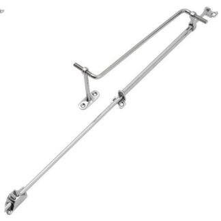 1787 - Fanlight Window Operator - Chrome Plate