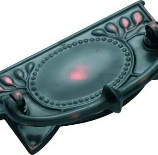 3327 Cabinet Handle - 65x30mm - Sheet Brass - Antique Copper