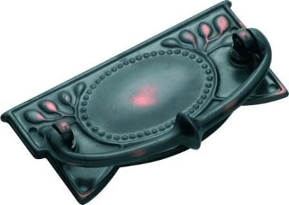 3327 Cabinet Handle - 65x30mm - Sheet Brass - Antique Copper