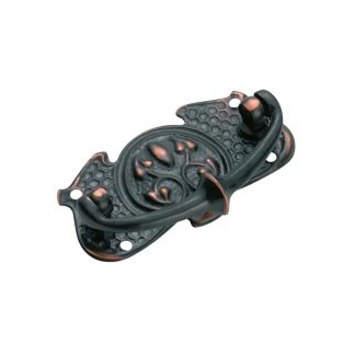 3396 Cabinet Handle - 95x50mm - Sheet Brass - Antique Copper