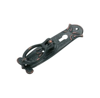 3399 Pedestal Handle - 30x100mm - Sheet Brass - Antique Copper WITH KEYHOLE