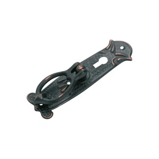 3399 Pedestal Handle - 30x100mm - Sheet Brass - Antique Copper  WITH KEYHOLE