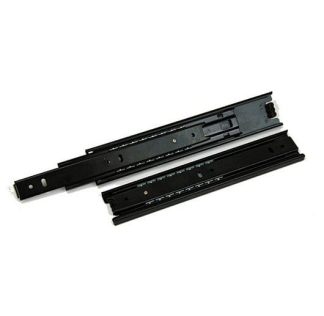 Drawer Slide Full Extension. Black, 45Kg.