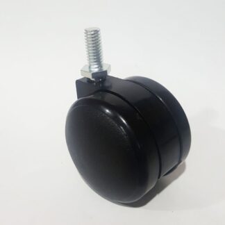 Castor Twin Wheel 50mm. Bolt Fix