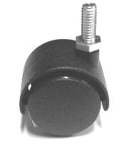 Castor Twin Wheel 40mm. Bolt  Fix