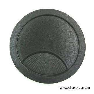 Cable Entry Cover - Plastic 80mm -  Black
