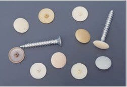 Chipboard Screw Star Cap - White