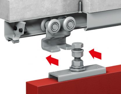 Industrial Sliding Door Roller With Four Wheels. M16 X 90Mm. Om51500 3 Industrial Sliding Door Roller with Four Wheels. M16 x 90mm. OM51500 - Image 3