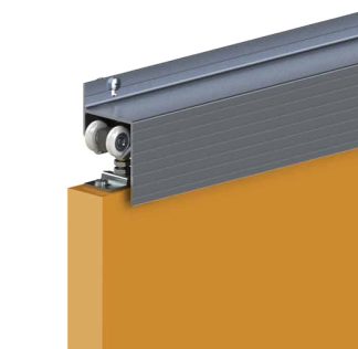 Forerunner Pelmet Door Track Kit. For 915mm Door. Mill Finish