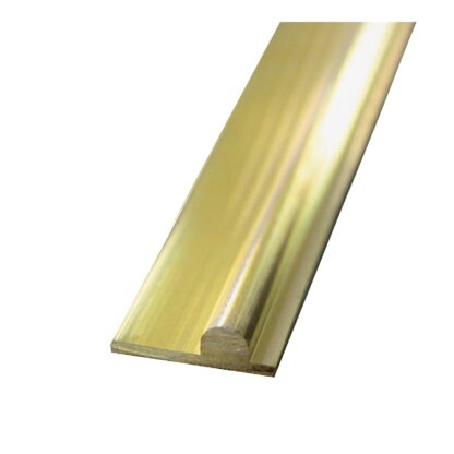 Sliding Door Track Floor Mount - Bronze