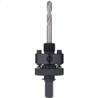 Large Arbor  - Holesaw Size  32-198mm -Hex Shank Suits 12mm Chucks