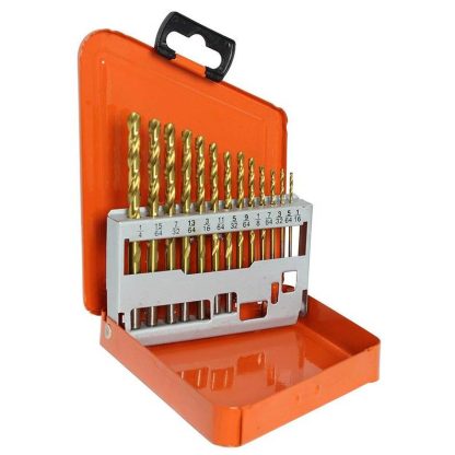 Drill Set 13pcs Imperial -  1/16 - 1/4 - High Speed Steel