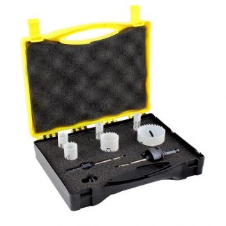 Holesaw Set  8 Piece - Locksmith Kit -Bi-Metal -Made In Usa