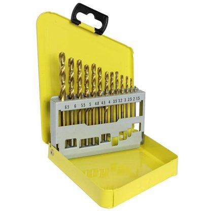 Drill Set 13pcs Metric -  1.5 - 6.5mm - High Speed Steel