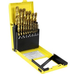 Drill Set 19pcs Metric -  1.0 - 10.0mm - High Speed Steel