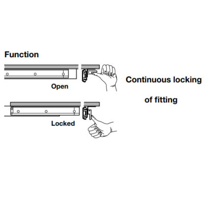 Extension Table Slide 1200mm Steel - Image 3
