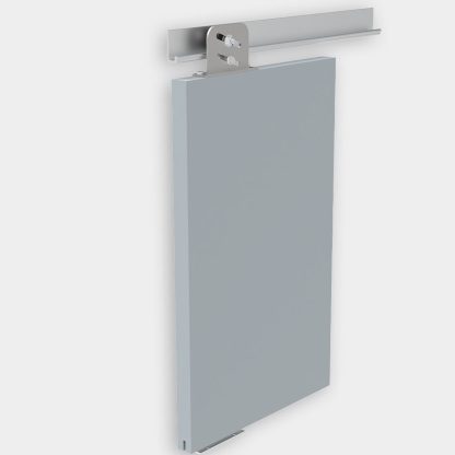 Glidemaster Aluminium Single Track 5000mm Mill Finish -Cowdroy TT21551 - Image 2