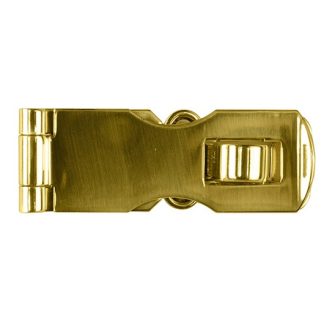 Trunk Hasp 73x25x1.0mm - Polished Brass