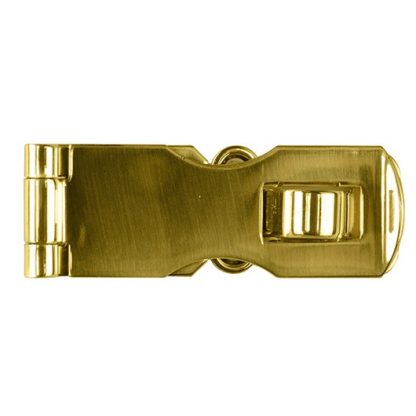 Trunk Hasp 73x25x1.0mm - Polished Brass
