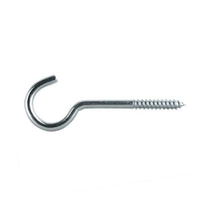 Screw Hook - Zinc Plated - 102mm Overall