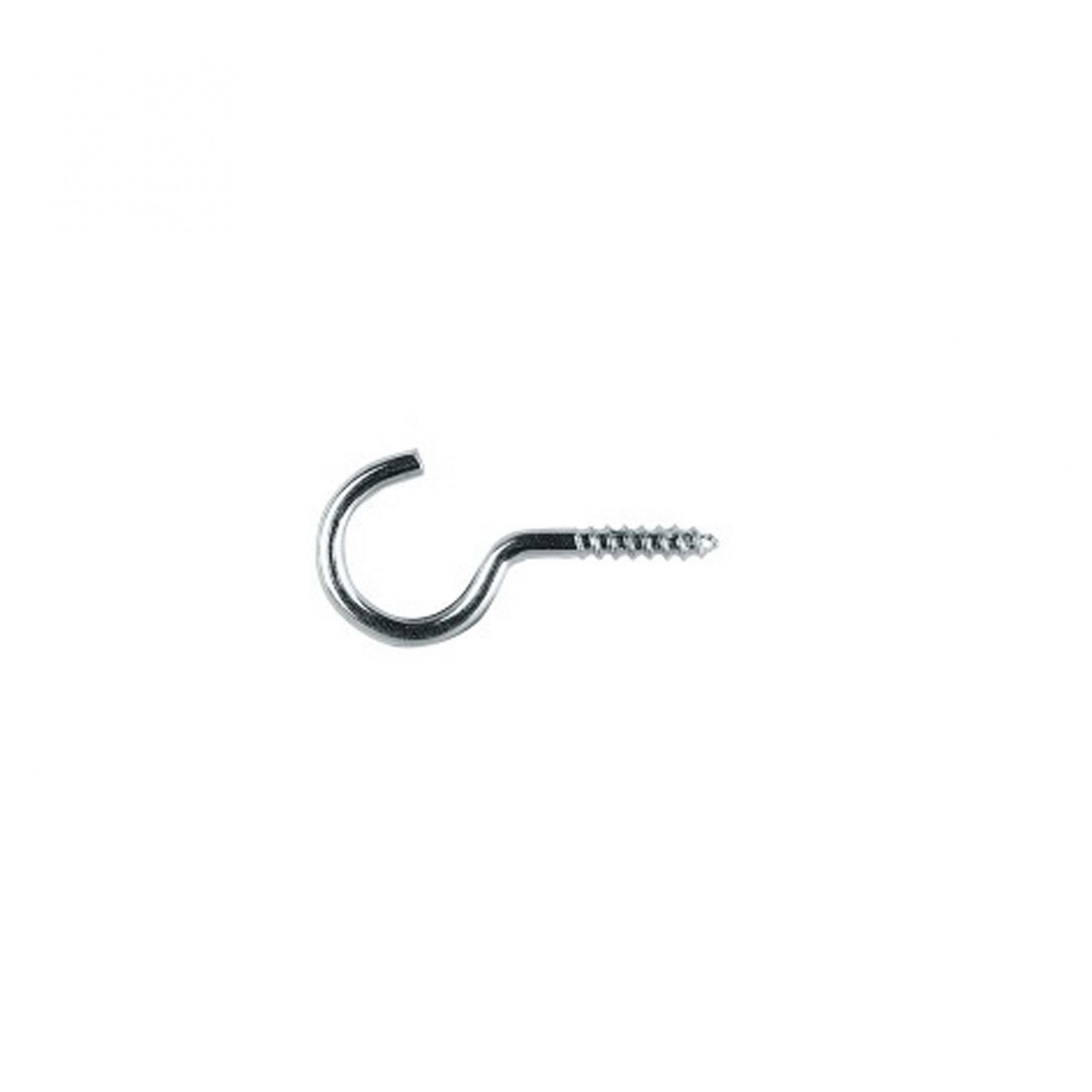 Screw Hook - Zinc Plated - 50mm Overall