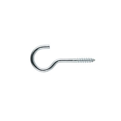 Screw Hook - Zinc Plated -  76mm Overall