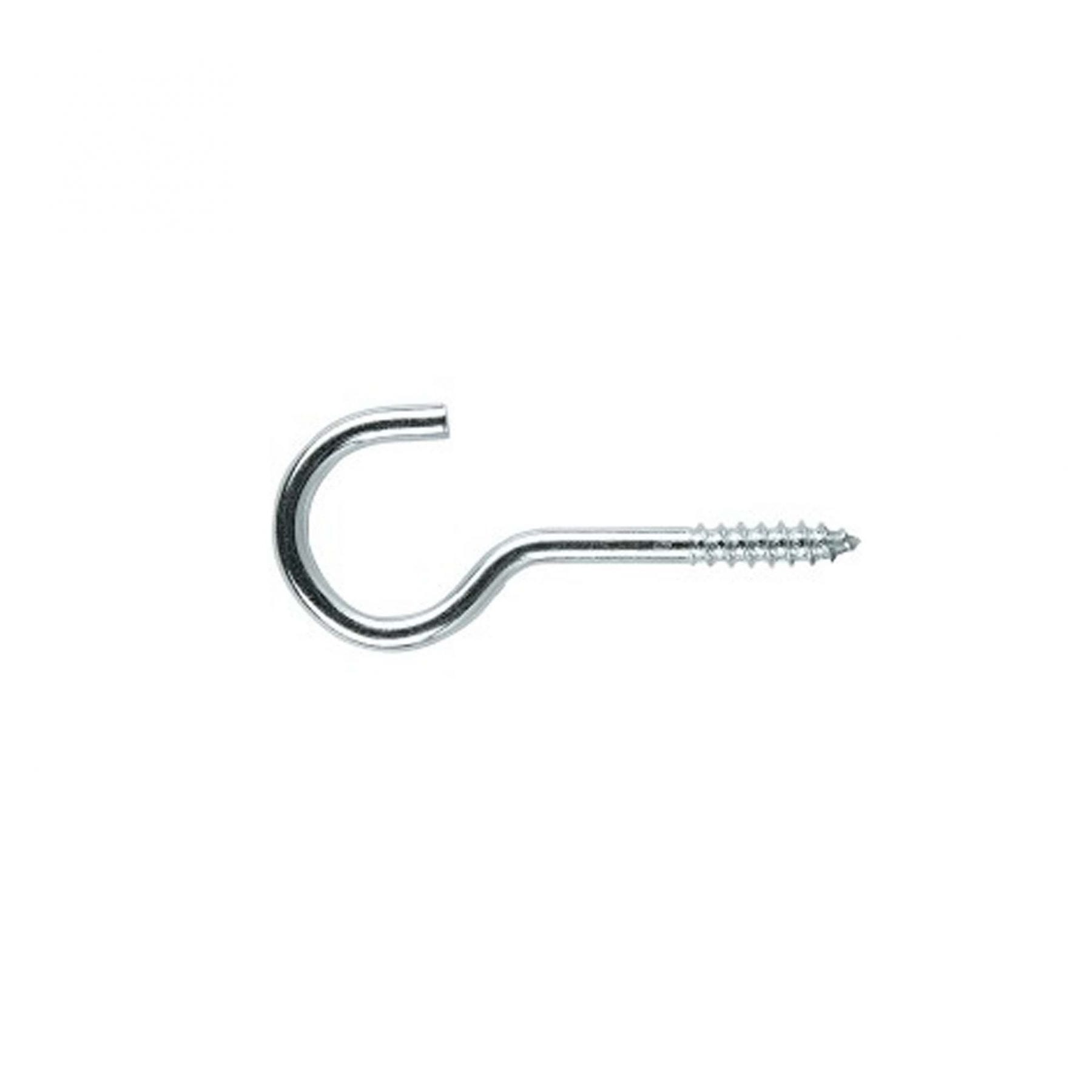 Screw Hook - Zinc Plated - 76mm Overall