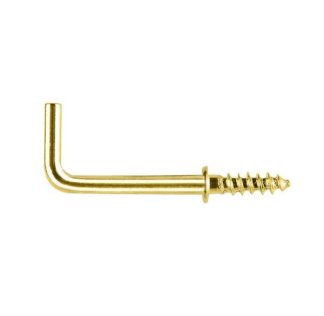 Cup Hooks Square - Brass Plated