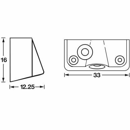 Quick Clip. Plastic Knock Down Fitting. White - Image 2