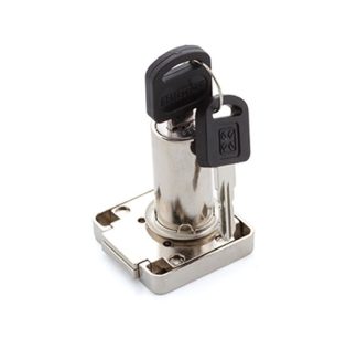 Projection Drawer Lock 19mmx38mm . Nickel Plated