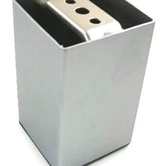 Metal Sofa Leg - Square - 60x60x 60mm(H) - Chrome Plated