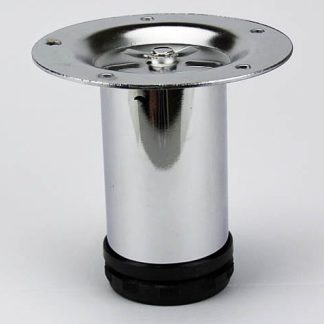 Metal Cylinder Leg -  100x50mm  - Chrome Plated