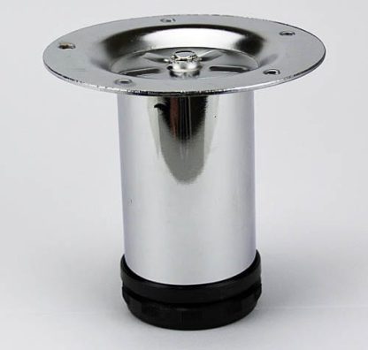 Metal Cylinder Leg -  100x50mm  - Chrome Plated