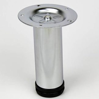 Metal Cylinder Leg -  150x50mm  - Chrome Plated