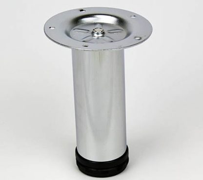 Metal Cylinder Leg -  150x50mm  - Chrome Plated
