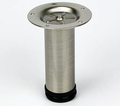 Metal Cylinder Leg -  100x50mm  - Satin Nickel