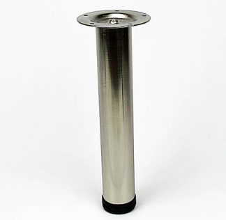 Metal Cylinder Leg -  250x50mm  - Chrome Plated