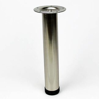 Metal Cylinder Leg -  250x50mm  - Chrome Plated
