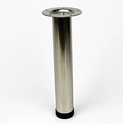 Metal Cylinder Leg -  250x50mm  - Chrome Plated