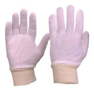 Glove Interlock Cotton/Polly - Ambidextrous. Pack of 12 pairs