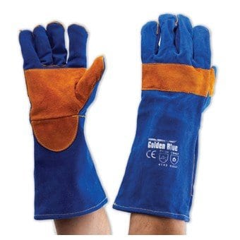 Safety Gloves 16 Glove Welding 405mm - Blue Flame Kevlar - 12 Pairs Per Pack
