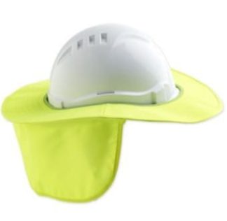 Safety Cap Brim - Flouro Yellow - Detachable