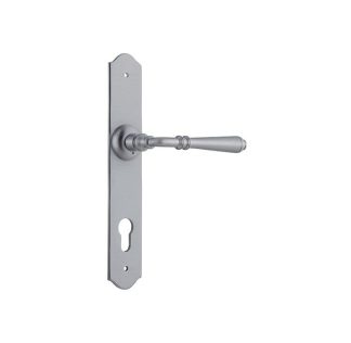 Tradco 0749E85 - Reims Lever 85mm Euro  - Satin Chrome - 240x40mm - 68mm(P)