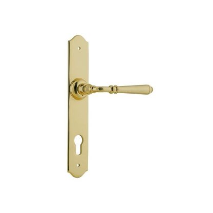 Tradco 0771E85 - Reims Lever 85mm Euro - Polished Brass - 240x40mm - 68mm(P)