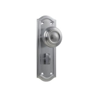 Tradco 0872P - Kensington Knob Privacy - Satin Chrome - 175x58mm