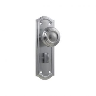 Tradco 0872P - Kensington Knob Privacy - Satin Chrome - 175x58mm