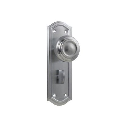 Tradco 0872P - Kensington Knob Privacy - Satin Chrome - 175x58mm