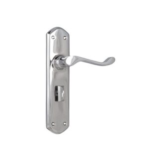 Tradco 0890P - Windsor Lever Privacy - Chrome Plate - 200x45mm - 60mm(P)