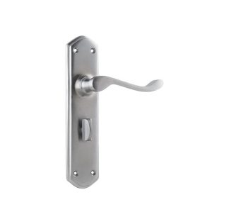 Tradco 0892P - Windsor Lever Privacy - Satin Chrome - 200x45mm - 60mm(P)