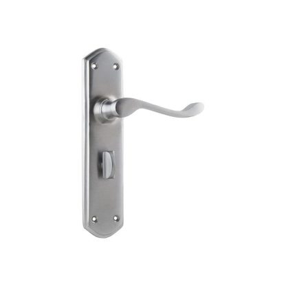 Tradco 0892P - Windsor Lever Privacy - Satin Chrome - 200x45mm - 60mm(P)